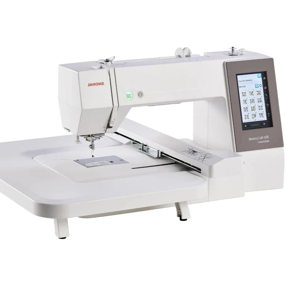 Janome MC550E | Embroidery Machine | PLUS FREE ARTISTIC JR EMBROIDERY SOFTWARE USUALLY £379