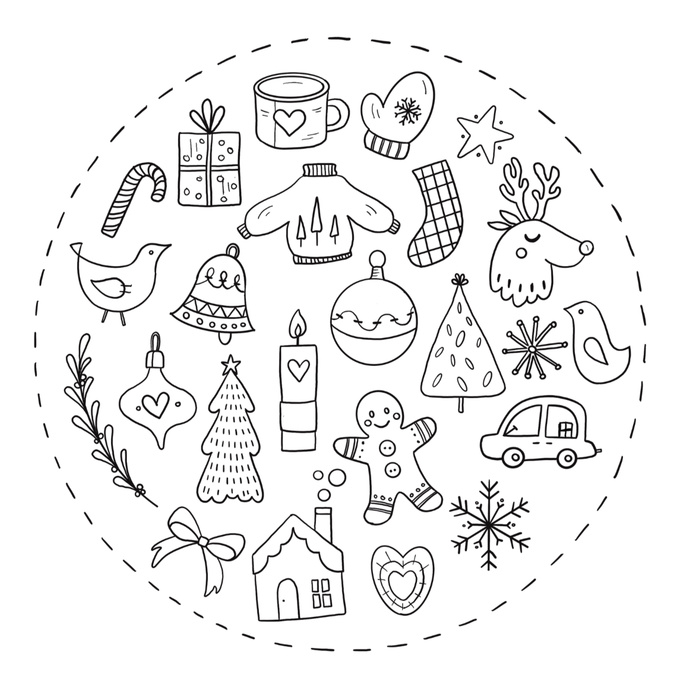 24 Days of Stitching | Print only