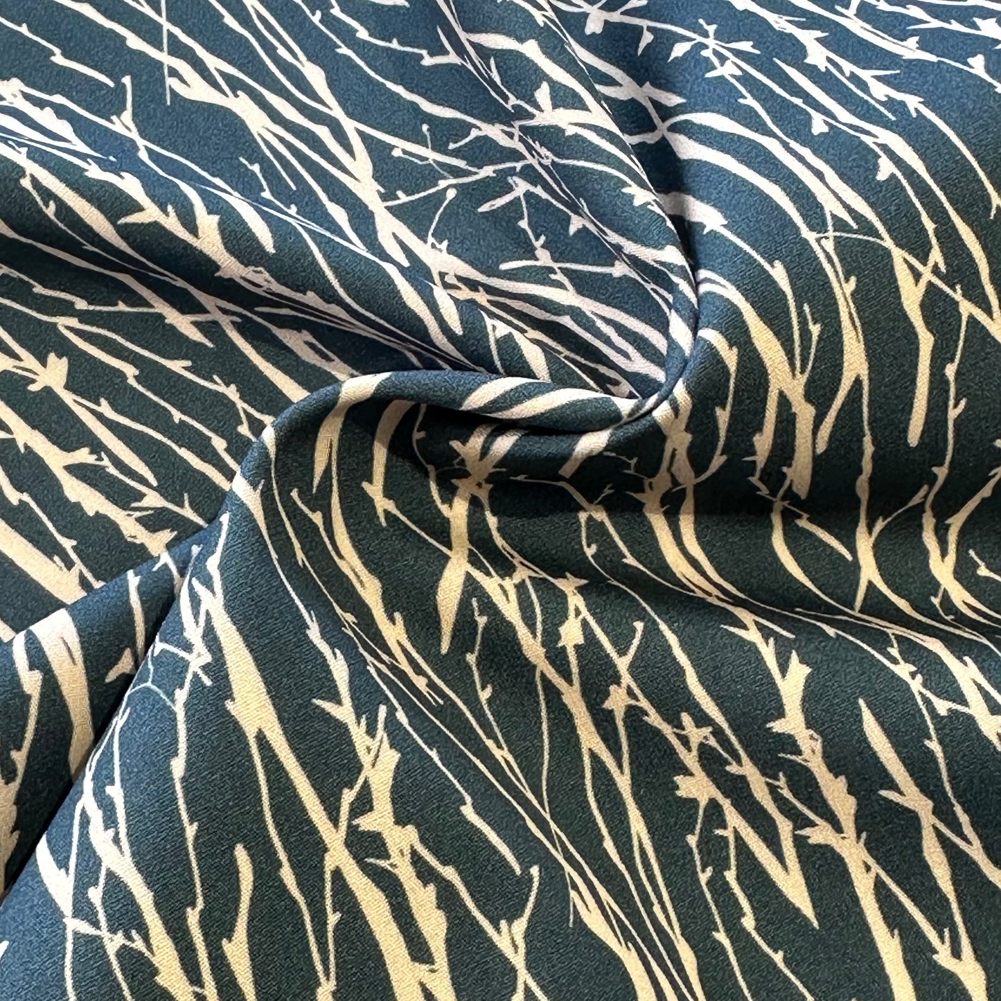 Woodland Twigs in Blue/Pink | Cotton