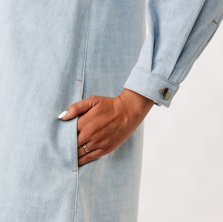 Loviisa Denim Dress Size 4-28 | Paper Pattern