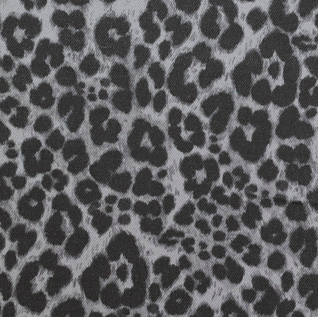 Ace Animal Print Denim | Grey