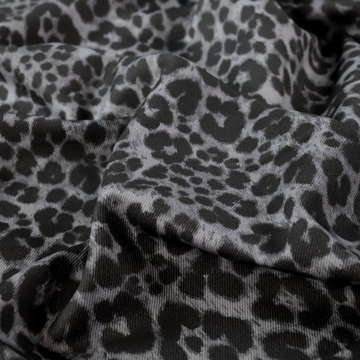 Ace Animal Print Denim | Grey