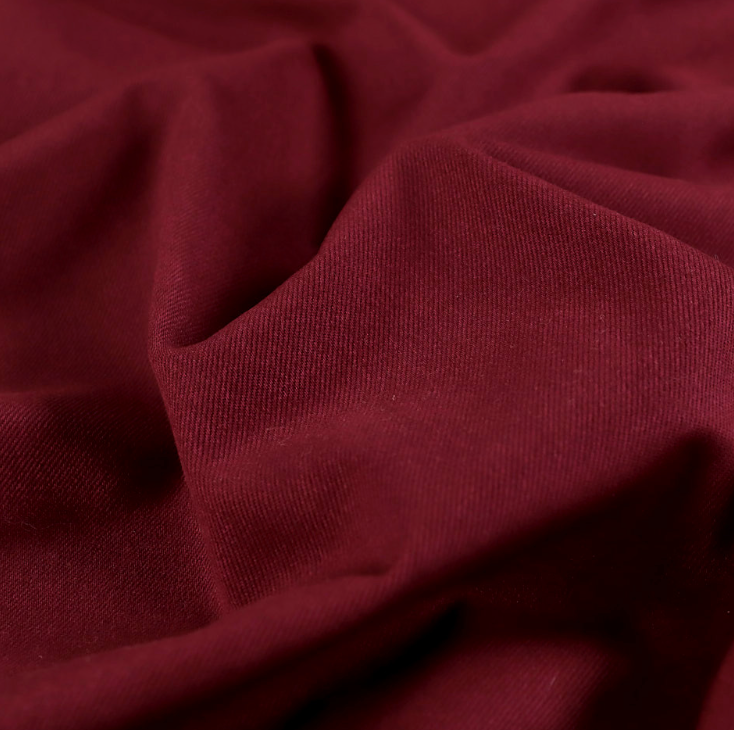 Cole 9oz Denim | Burgundy