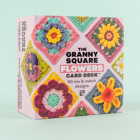 Granny Square FLOWERS Card Deck