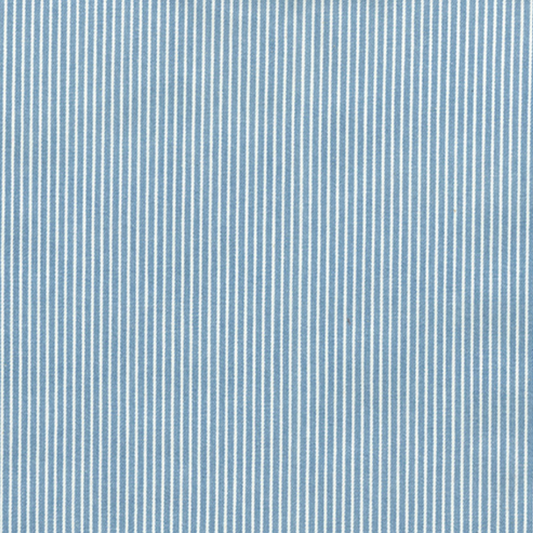 Denim Stripe | White and Blue
