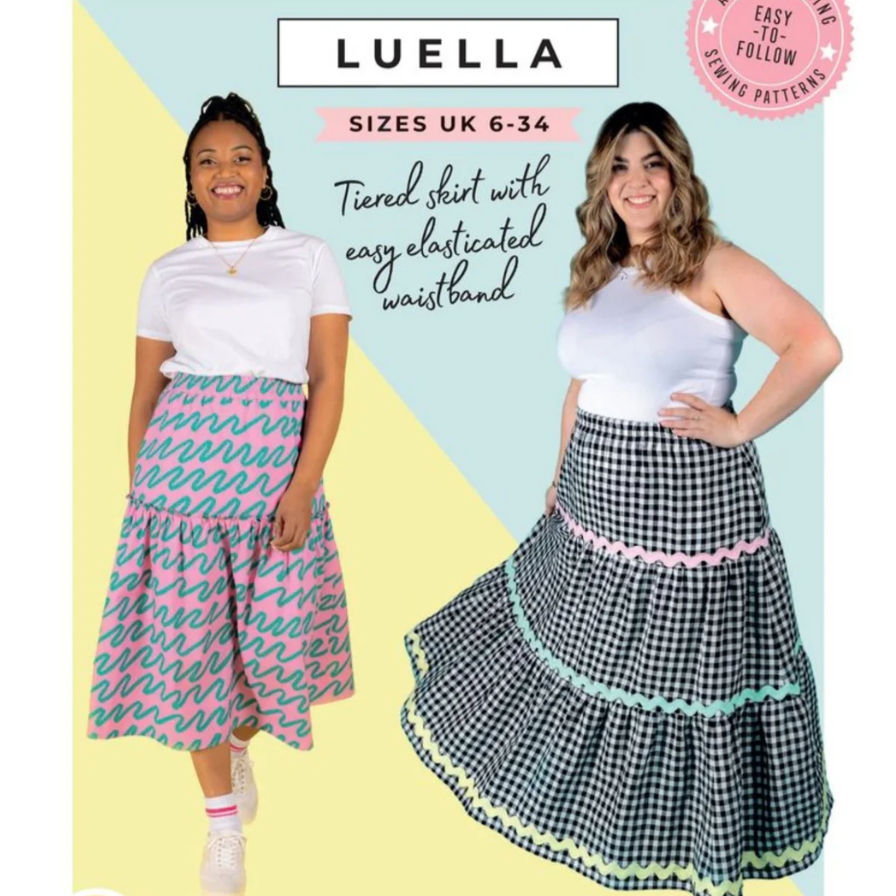 Luella Skirt Size 6-34 | Paper Pattern