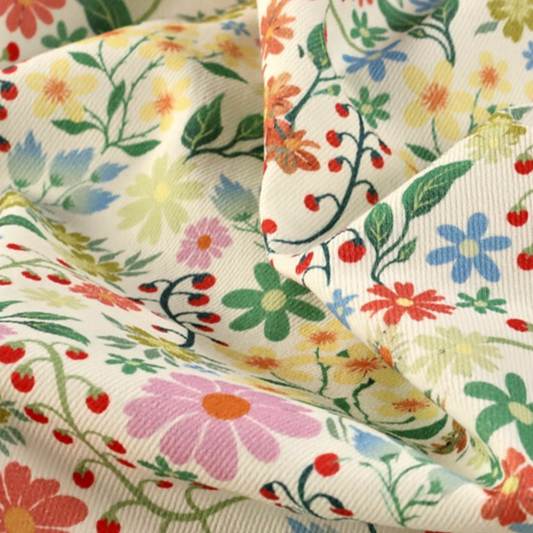 Garden Vine Denim | Ivory