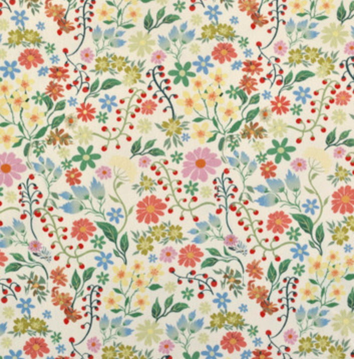Garden Vine Denim | Ivory
