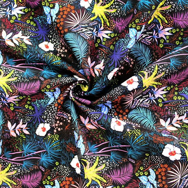 Nighttime Flowers | Digital Cotton