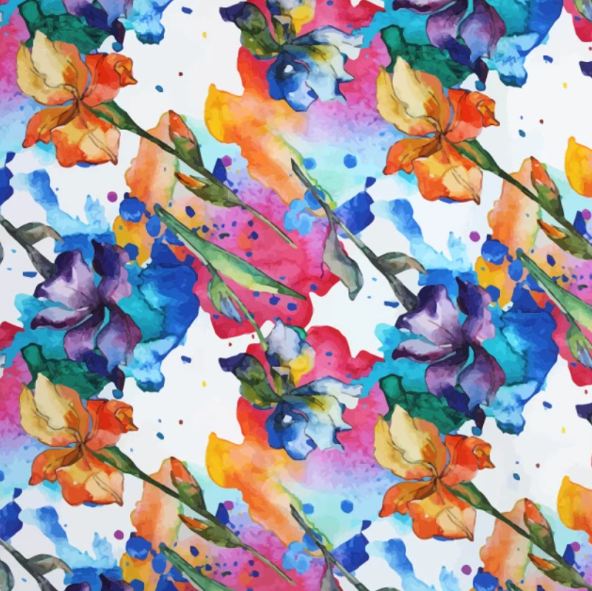 Watercolour Splash | Viscose