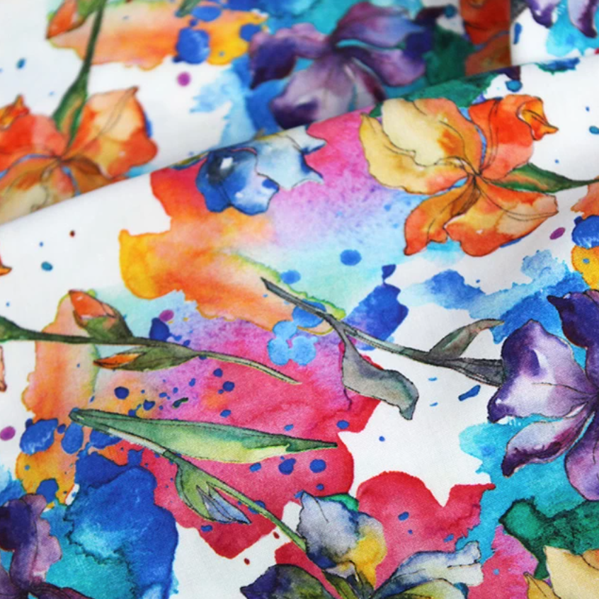 Watercolour Splash | Viscose
