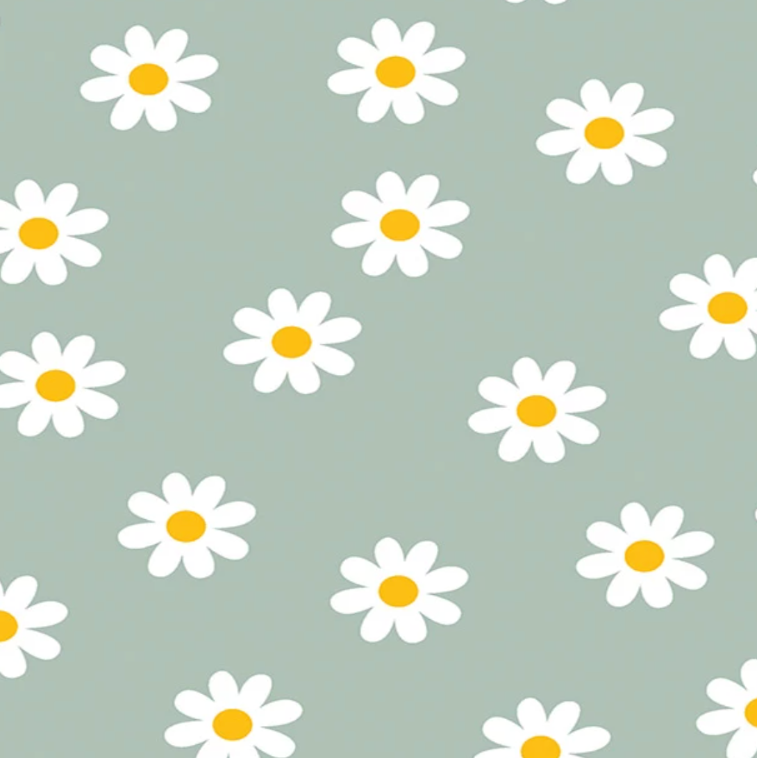 Small Folk Daisy Print | Cotton Poplin