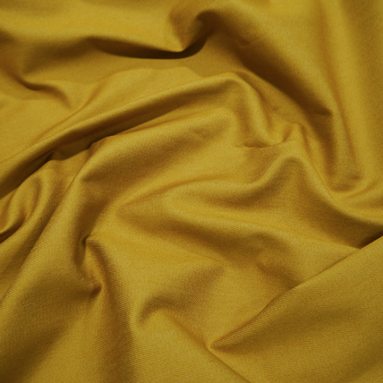 Yarn Dyed Stretch Denim | Mustard | 2.4m Remnant