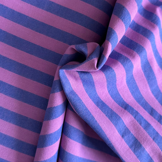 Purple Stripes | Yarn Dyed 100% Cotton