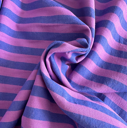 Purple Stripes | Yarn Dyed 100% Cotton