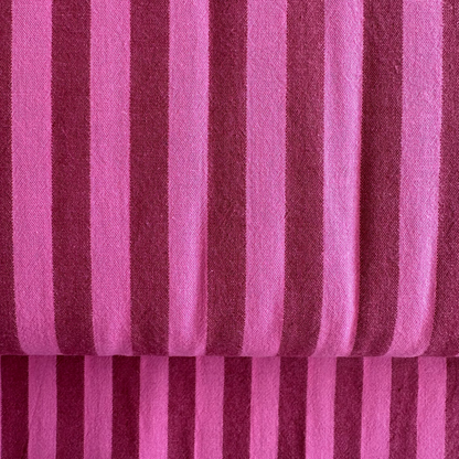 Pink Stripes | Yarn Dyed 100% Cotton