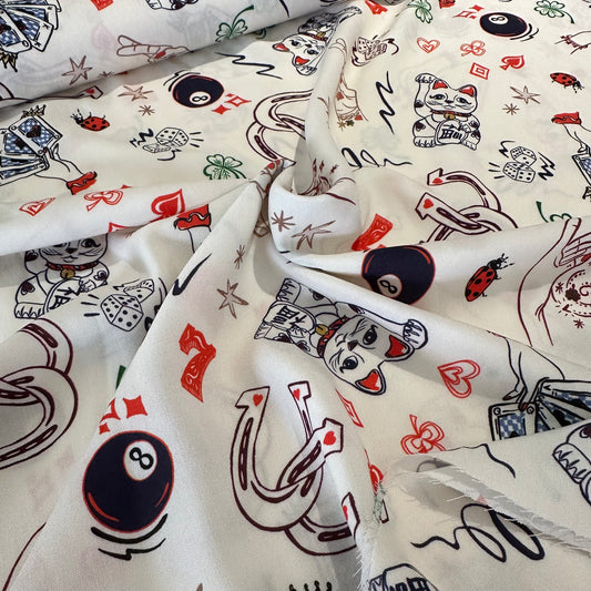 Fortune Viscose Lawn | Ivory