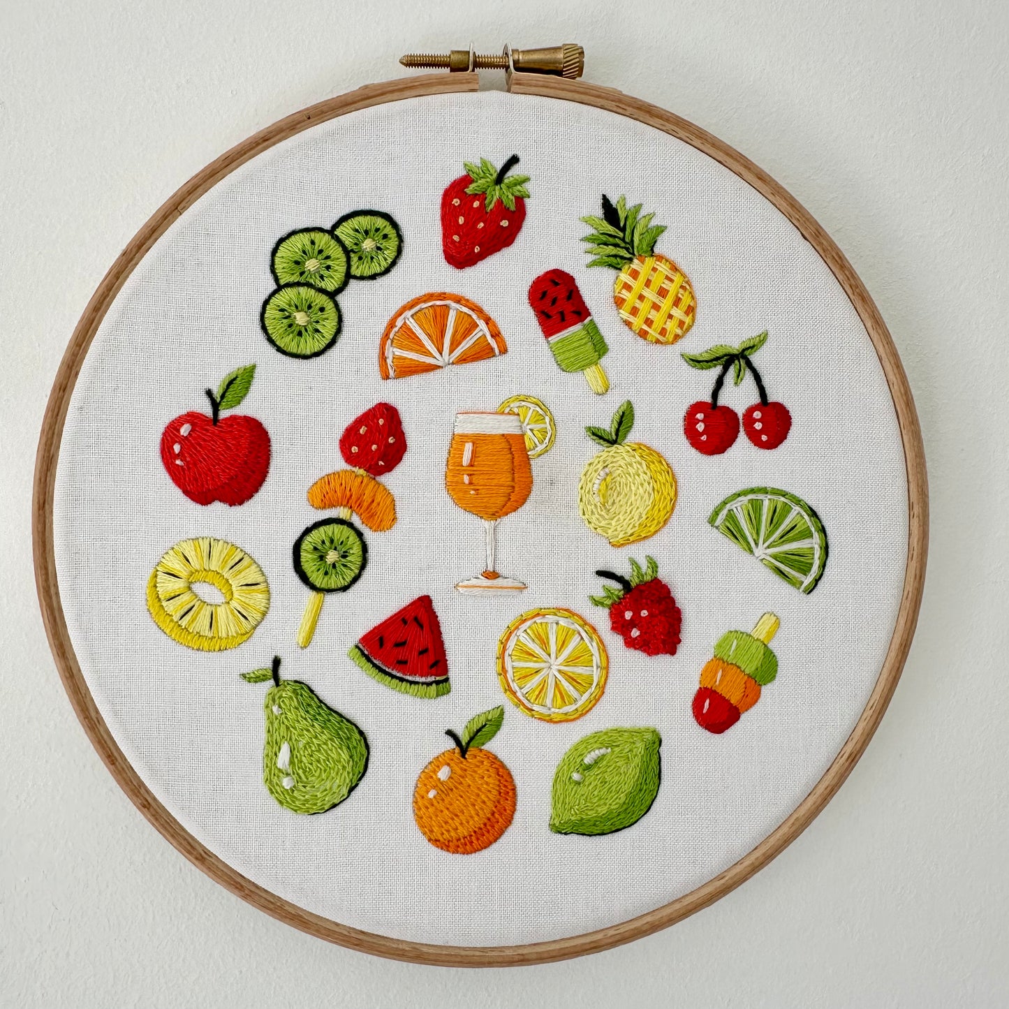 Summer Sampler Embroidery Kit
