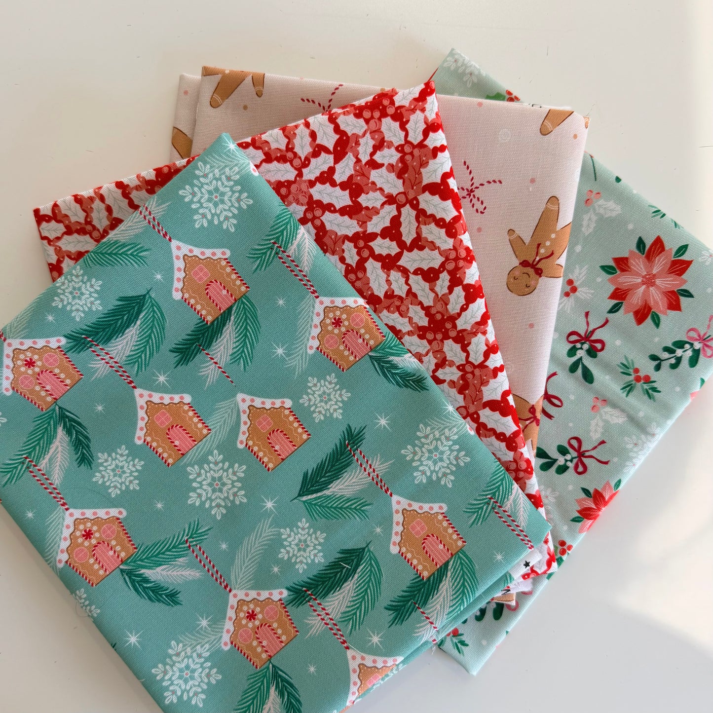 Sweet Gingerbread | 4 x Fat Quarter Bundle