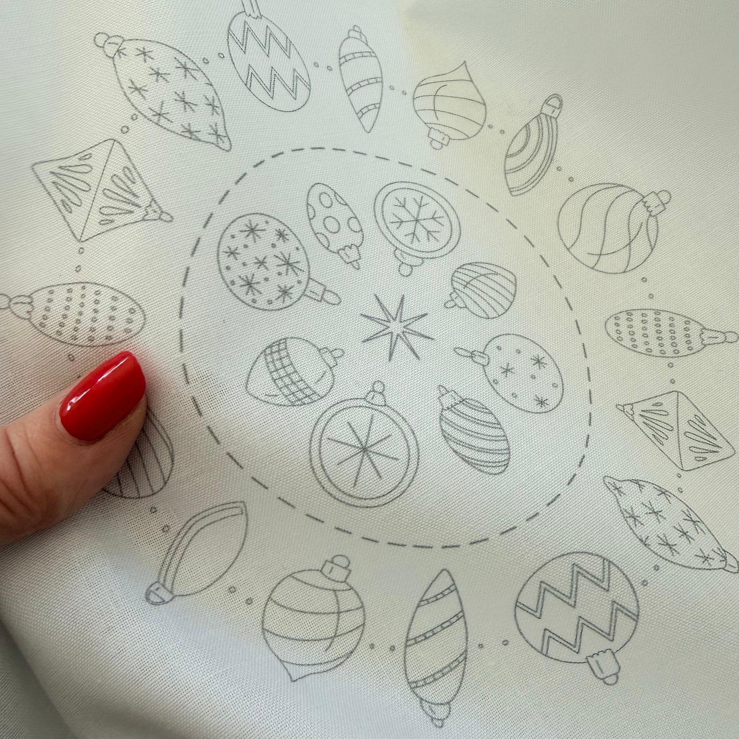 Bauble Mania Festive Embroidery Kit *PRE ORDER*