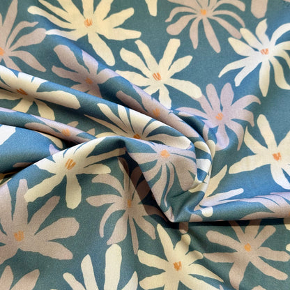Woodland Daisy Blue/Pink | Cotton