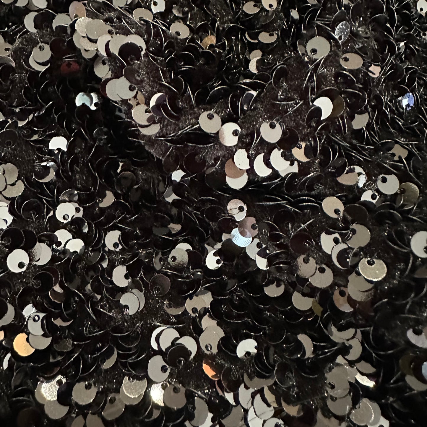 Plush Sequin Velour | Black