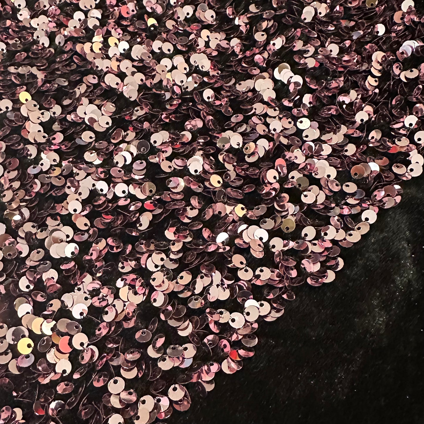 Plush Sequin Velour | Old Pink