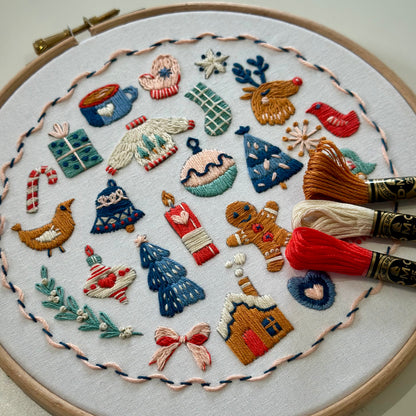 24 Days of Stitching Embroidery Kit