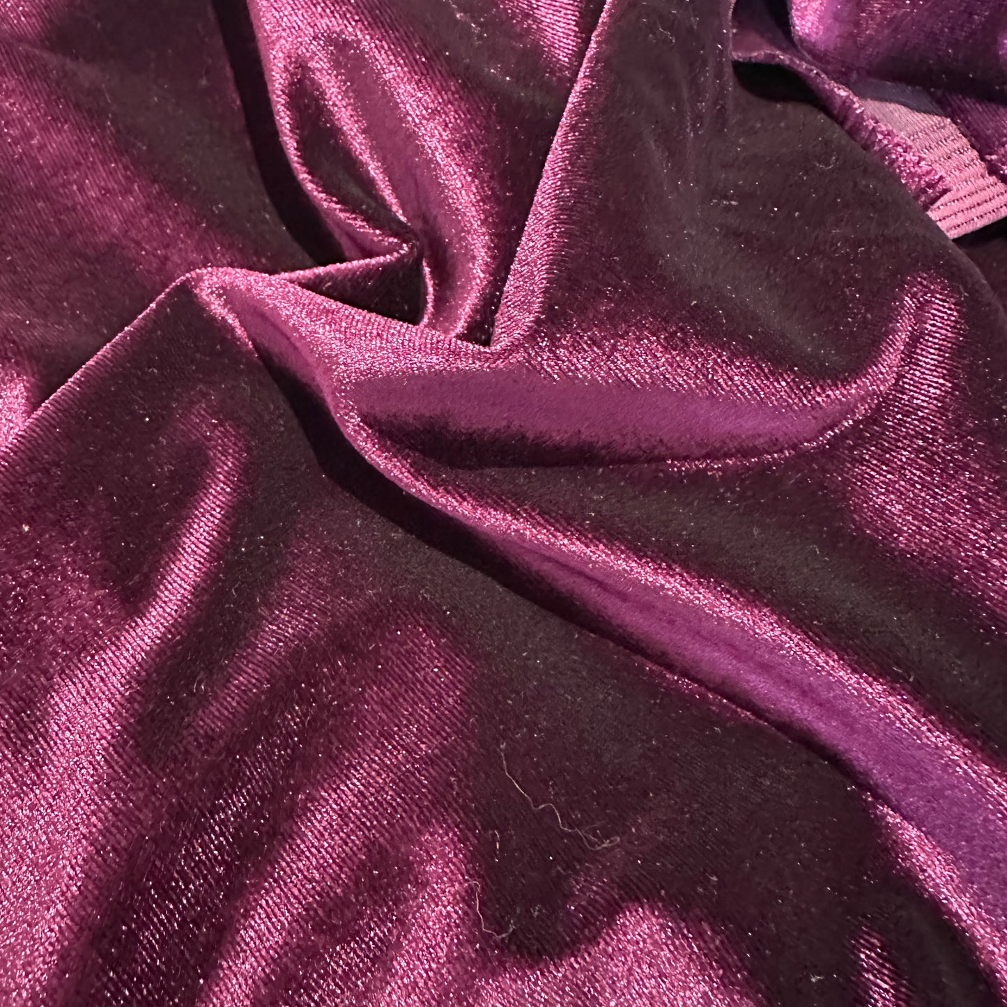 Stretch Velvet - Plum
