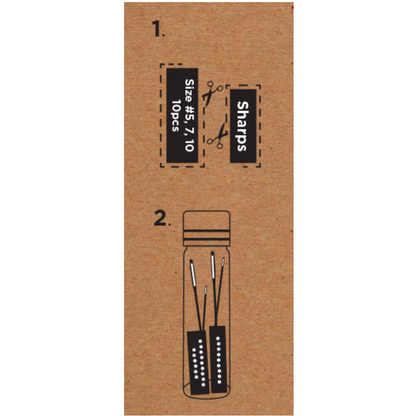 Hand Sewing Needles Sharps | size 5, 7, 10