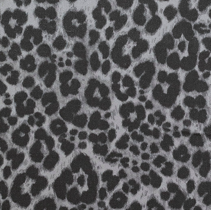 Ace Animal Print Denim | Grey