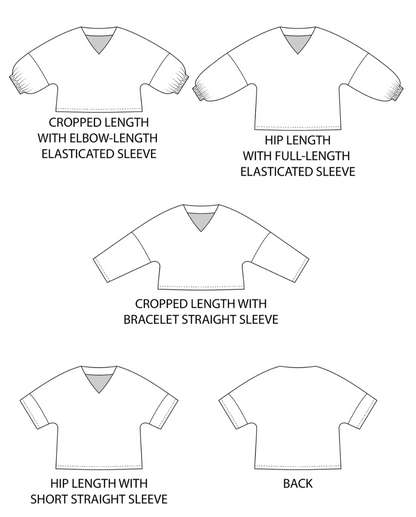 Samara Top Size 6-34 | Paper Pattern
