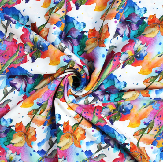Watercolour Splash | Viscose