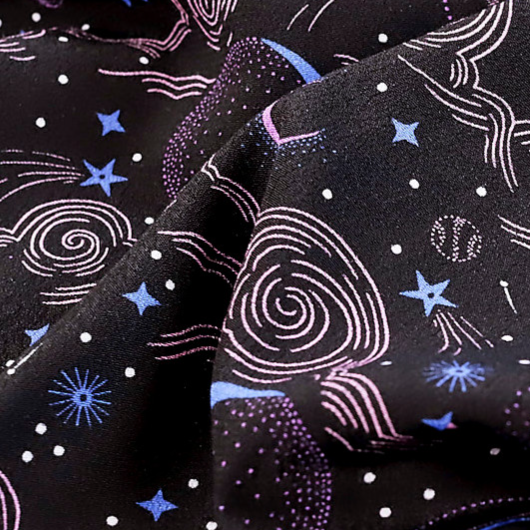 Cosmo Viscose Crepe - Black