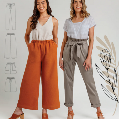 Opal Pants & Shorts Size 0-20 | Paper Pattern