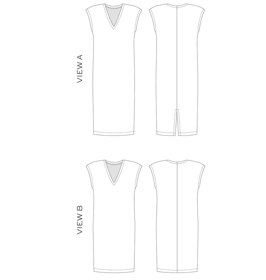 Lodo Dress 0-18 | Paper Pattern