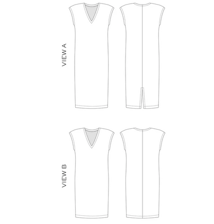 Lodo Dress 0-18 | Paper Pattern