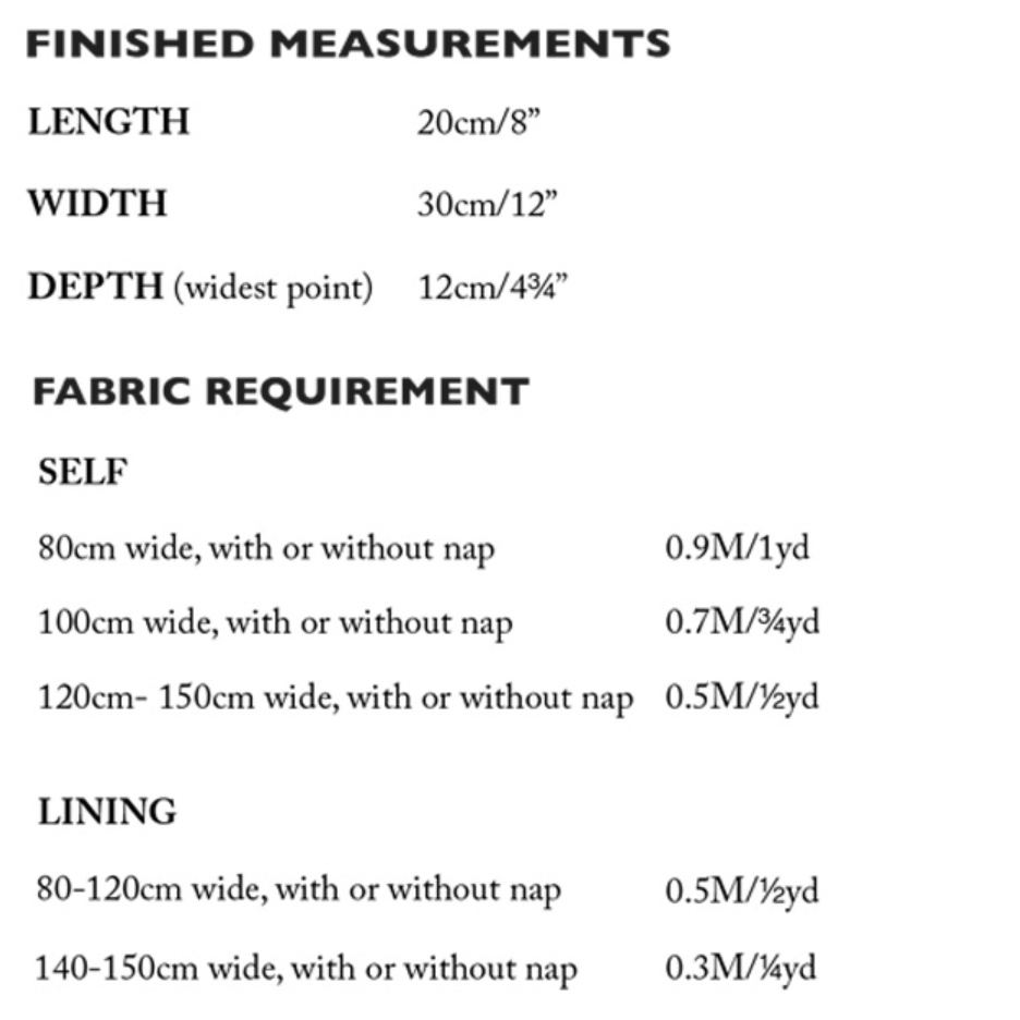 The Factotum Bag | Paper Pattern