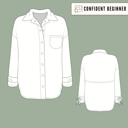 Seafoam Shacket| PDF Pattern