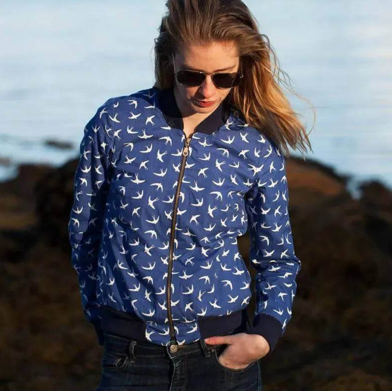 Amelia Bomber Size 0-24 | Paper Pattern