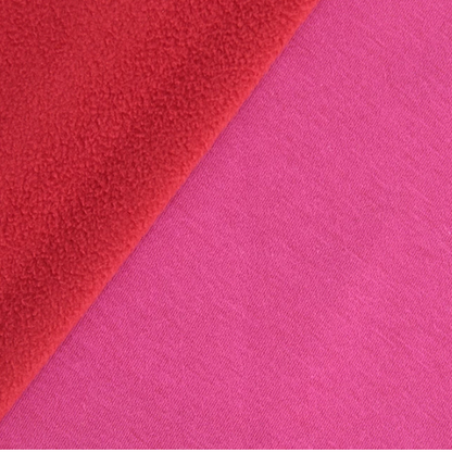 Alpine Fleece Contrast Red/Pink