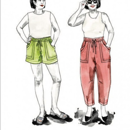 Sepia Pants & Shorts Size 0-20 | Paper Pattern