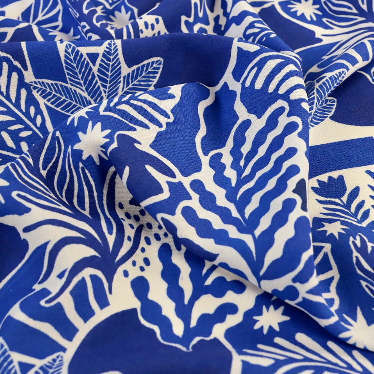 Enri Cobalt | Viscose & Linen *Due 22nd May