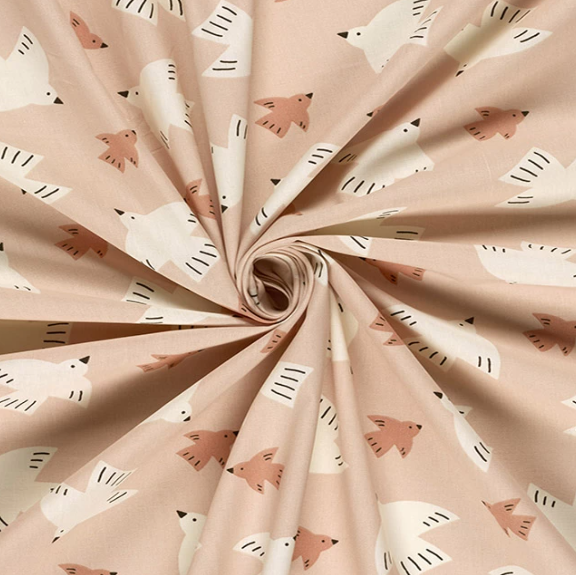 Small Folk Ditsy Swallow Print | Cotton Poplin