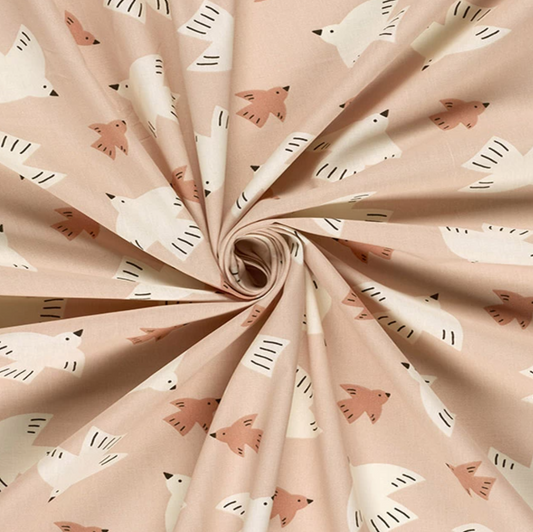 Small Folk Ditsy Swallow Print | Cotton Poplin