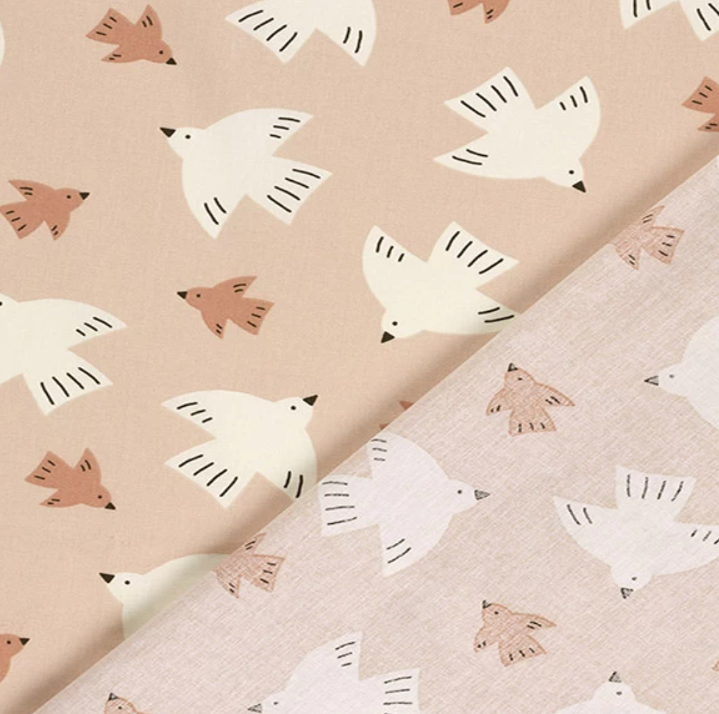 Small Folk Ditsy Swallow Print | Cotton Poplin