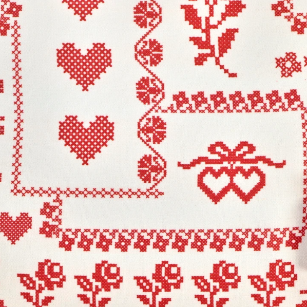 Sampler in Ivory | Viscose & Linen