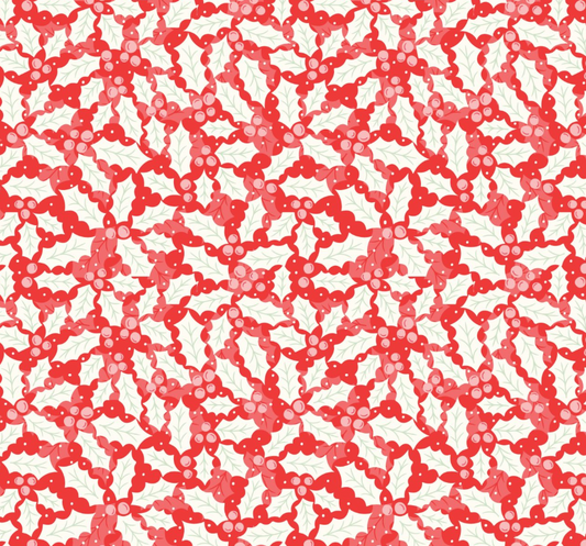 Christmas Holly & Berries| Cotton