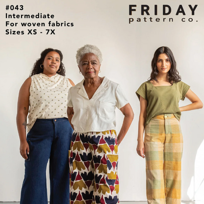 Flaneur Pants Size XS-7X | Paper Pattern