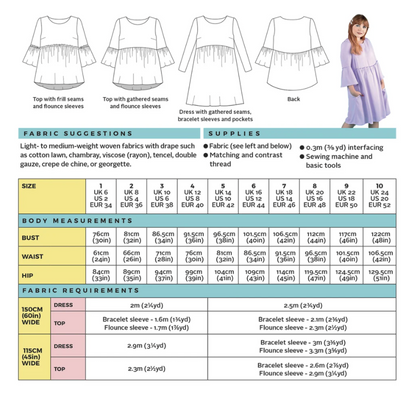 Indigo Size 6-24 | Paper Pattern